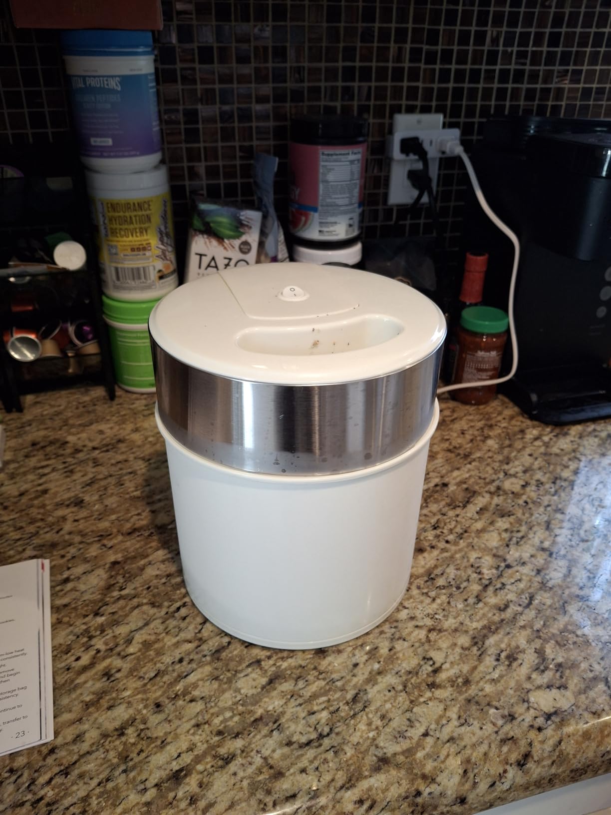 Dash Deluxe Gelato & Ice Cream Maker - HomeMade Dessert Maker with One-Touch Churning - Space-Saving Design & Easy to Clean - 2 Quarts, Aqua customer photo 2