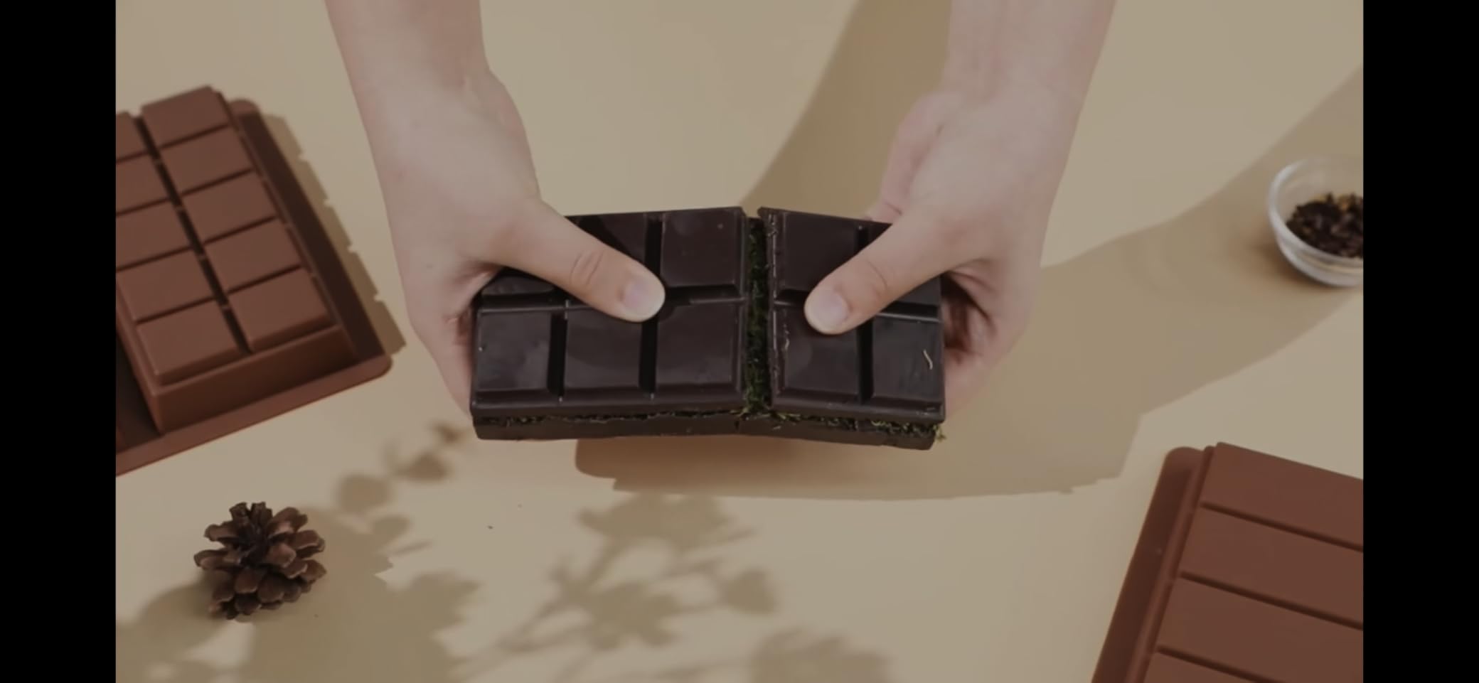 Dubai Chocolate Molds 1 Inch Deep, Silicone Chocolate Bar Mold - Non-Stick, Flexible, Large and Thick Homemade Chocolates, Candies, and Desserts - Set of 1 customer photo 1