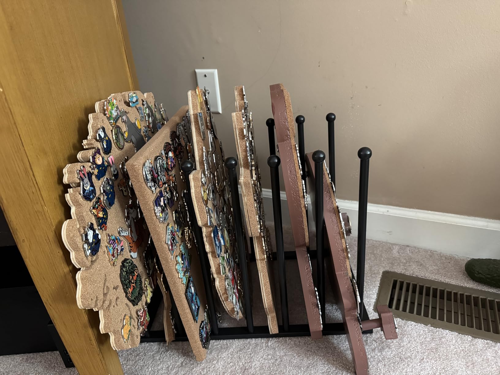 Art Storage Rack, Art Drying Rack, Art Canvas Organizer, Paint Display Rack Metal Easel Display Stands for Canvas Boards, Panels, Prints, Frames, Artworks, Gallery customer photo 1