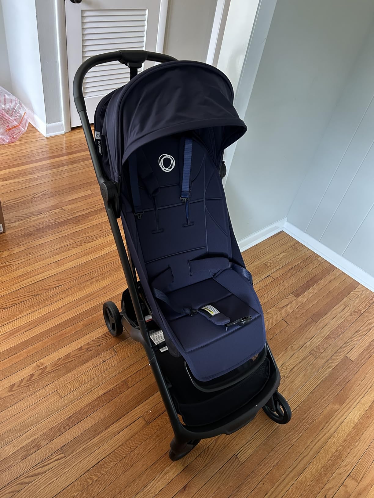Butterfly 2 Ultra-Compact Travel Stroller - One-Second Fold, Airplane Carry-On Approved Lightweight Stroller with Reclining Seat, Suspension Wheels & Adjustable Footrest - Black customer photo 2