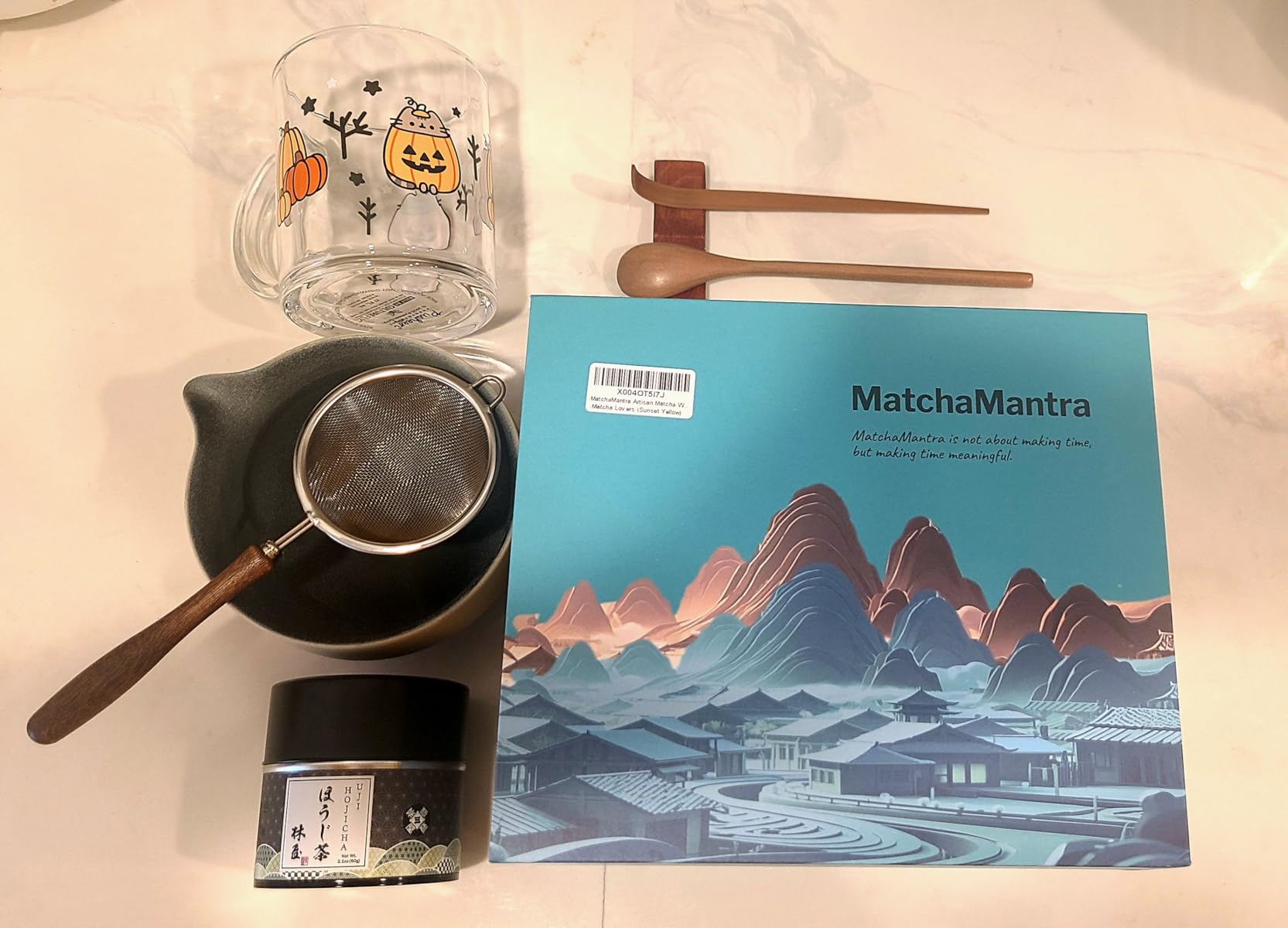 Premium Matcha Ceremony Set - Complete 9-Pcs Ritual Kit - Presented in Luxury Magnetic Gift Box, Perfect for Gifting or Self-Care (Milky White) customer photo 1
