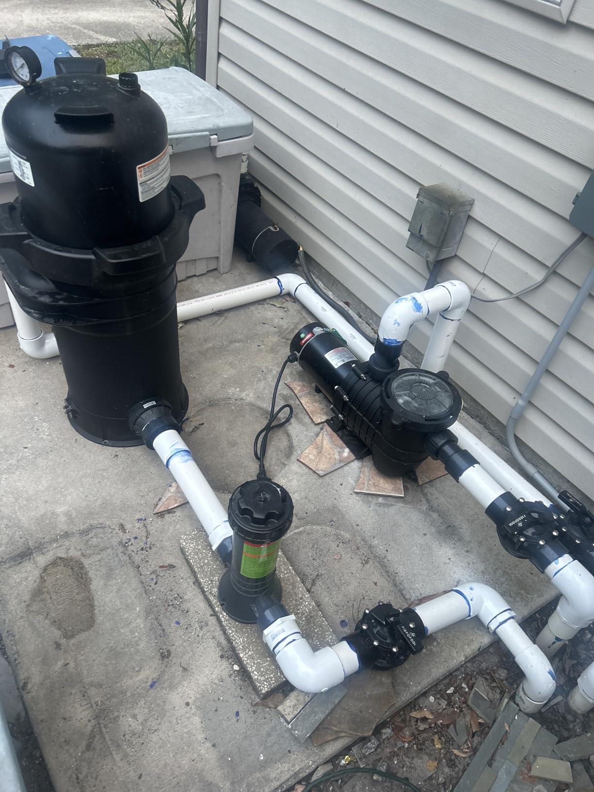 VEVOR 2025 Pro Pool Cartridge Filter System 150 sqft, Pool Filter for Inground & Above Ground Pools, Compatible W/Pumps 2.5HP~3HP | Up to 8136 GPH Max Flow, Pool Filters for Pools Up to 34342 Gallons customer photo 1