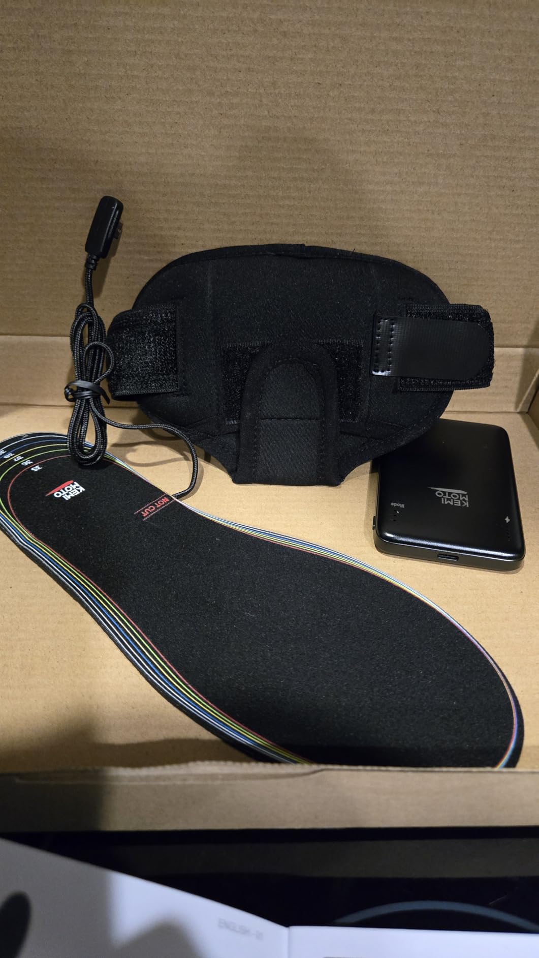 KEMIMOTO Smart Heated Insoles with 5000mAh Battery & APP Control, 3-Temperature Adjustable Rechargeable Foot Warmers for Men and Women, Full-Foot Heating & Cut-to-Fit Design for All Shoes customer photo 2