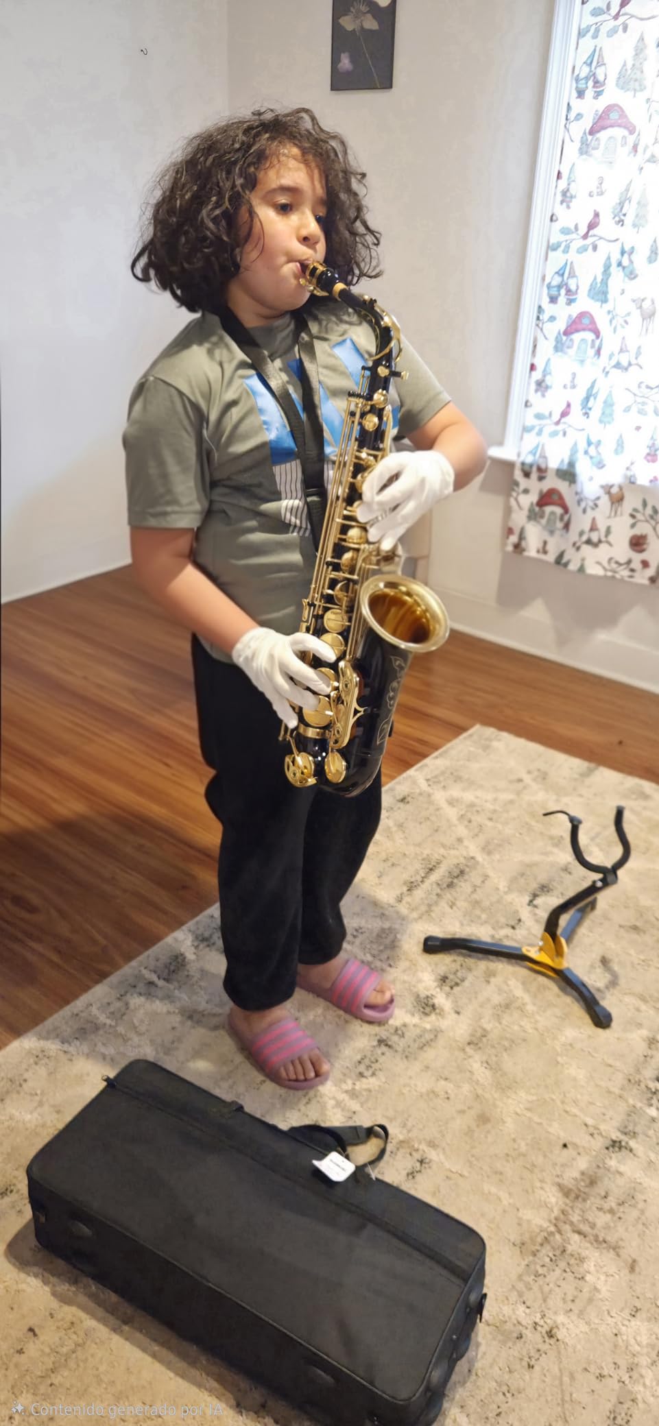 Tenor Saxophone Complete Kit w/Case, Mouthpiece, 10pc Reeds, Professional B Flat Tenor Sax, Gold Brass Lacquer, Rich Warm Tone for Jazz & Classical, Ideal for Students to Pros (Golden) customer photo 1