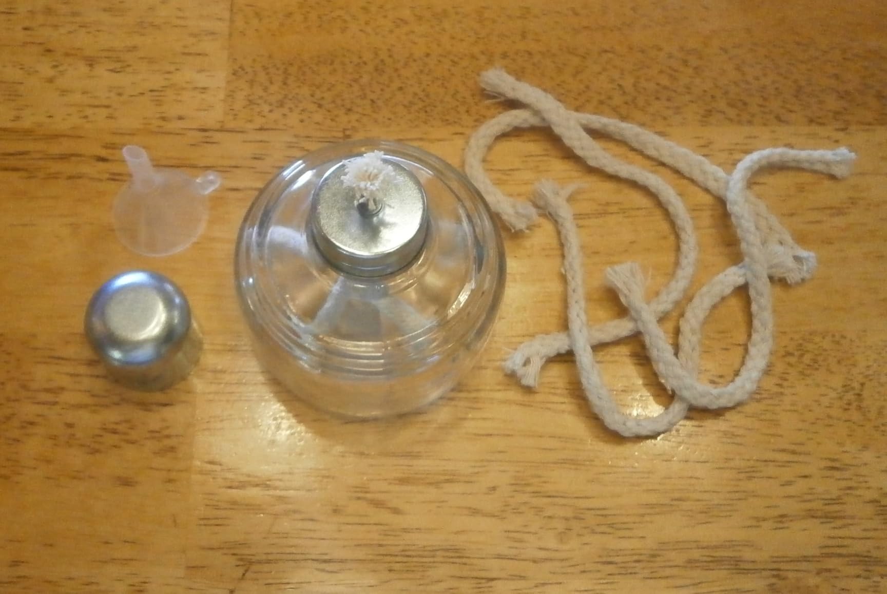 Dental Alcohol Lamp, Empty Glass Bunsen Burners Lamp Bottle Lab or School Chemistry Equipment Heating Come with 5 Replacement Wicks and 1 Funnel customer photo 1