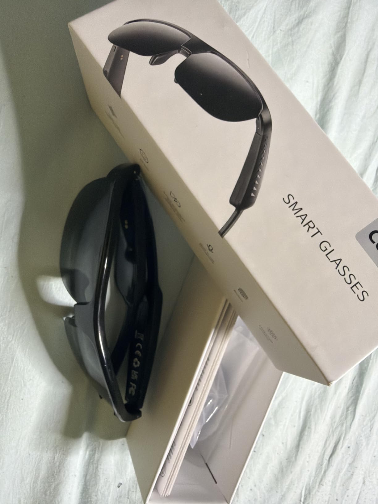AI Smart Glasses with Camera, 8MP 4K Camera Glasses & 1080P Video Recording Glasses, ChatGPT Voice Assistant, Multi-Language Real-Time Translation, Open Ear Headphones for Outdoors/Driving/Vlog customer photo 2