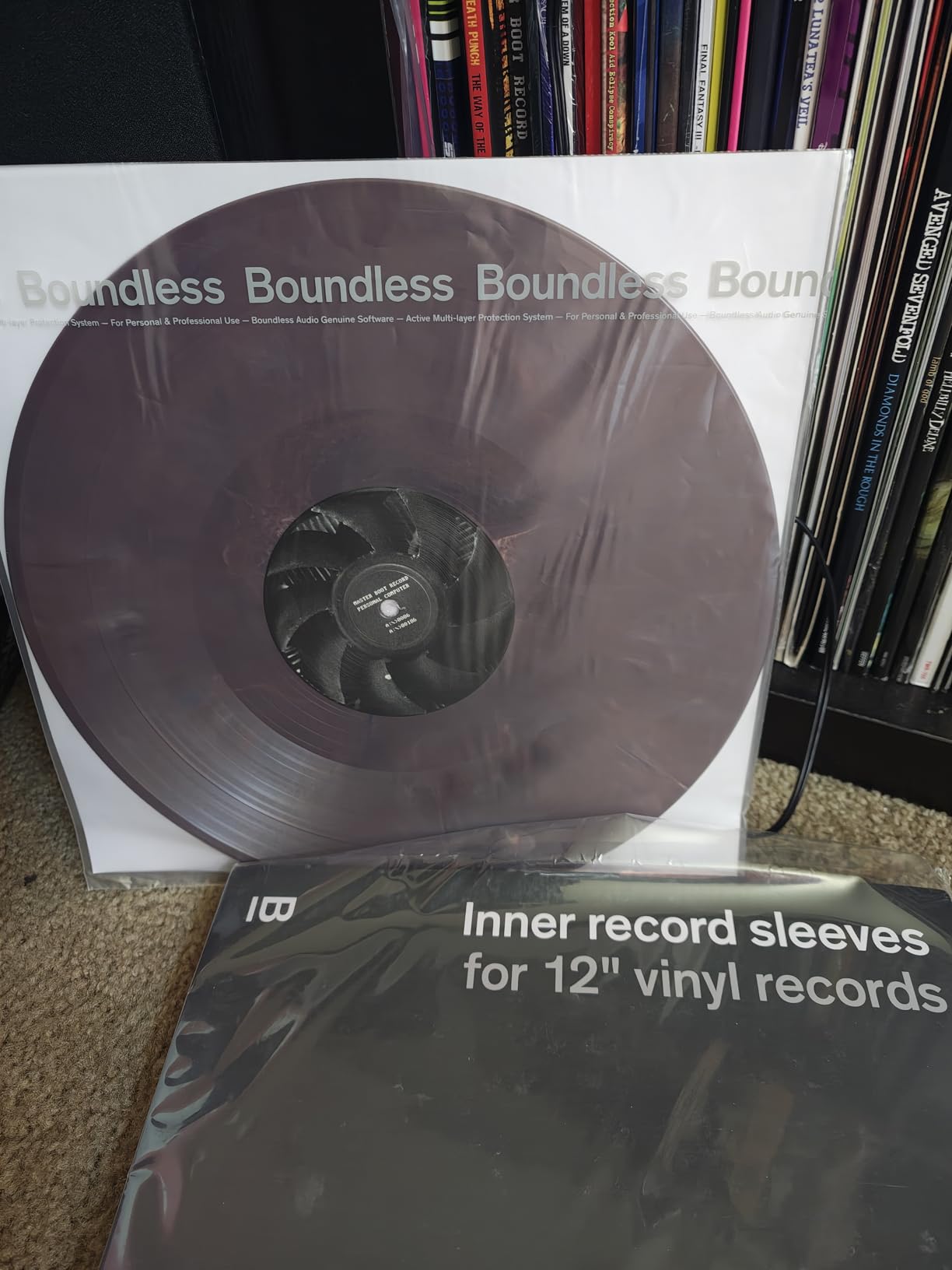 Boundless Audio Vinyl Record Sleeves - 100 x Premium Vinyl Inner Sleeves with Anti-Static Rice Paper & HDPE - Archival 3-Layer Record Covers customer photo 1