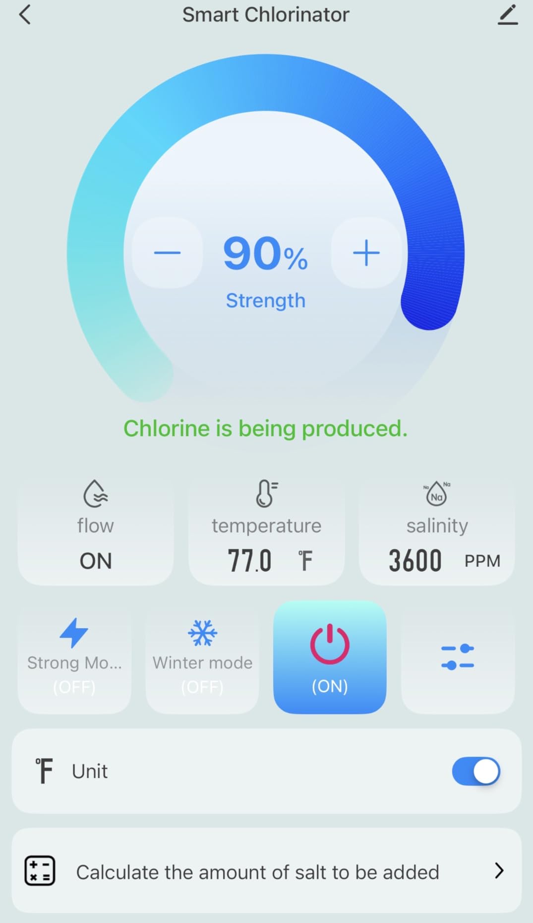 Salt Water Pool Chlorinator System - Saltwater Chlorine Generator with Smart App Control, USA Titanium Cell, for Pools Up to 40,000 Gallons customer photo 1