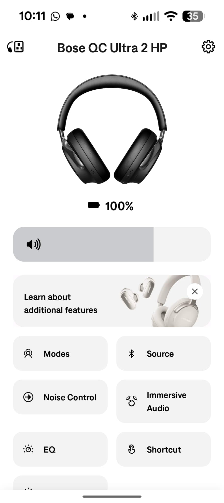 Bose QuietComfort Ultra Bluetooth Headphones (2nd Gen), Wireless Headphones with Spatial Audio, Over Ear Noise Cancelling with Mic, Up to 30 Hours of Play time, Desert Gold - Limited Edition Color customer photo 2