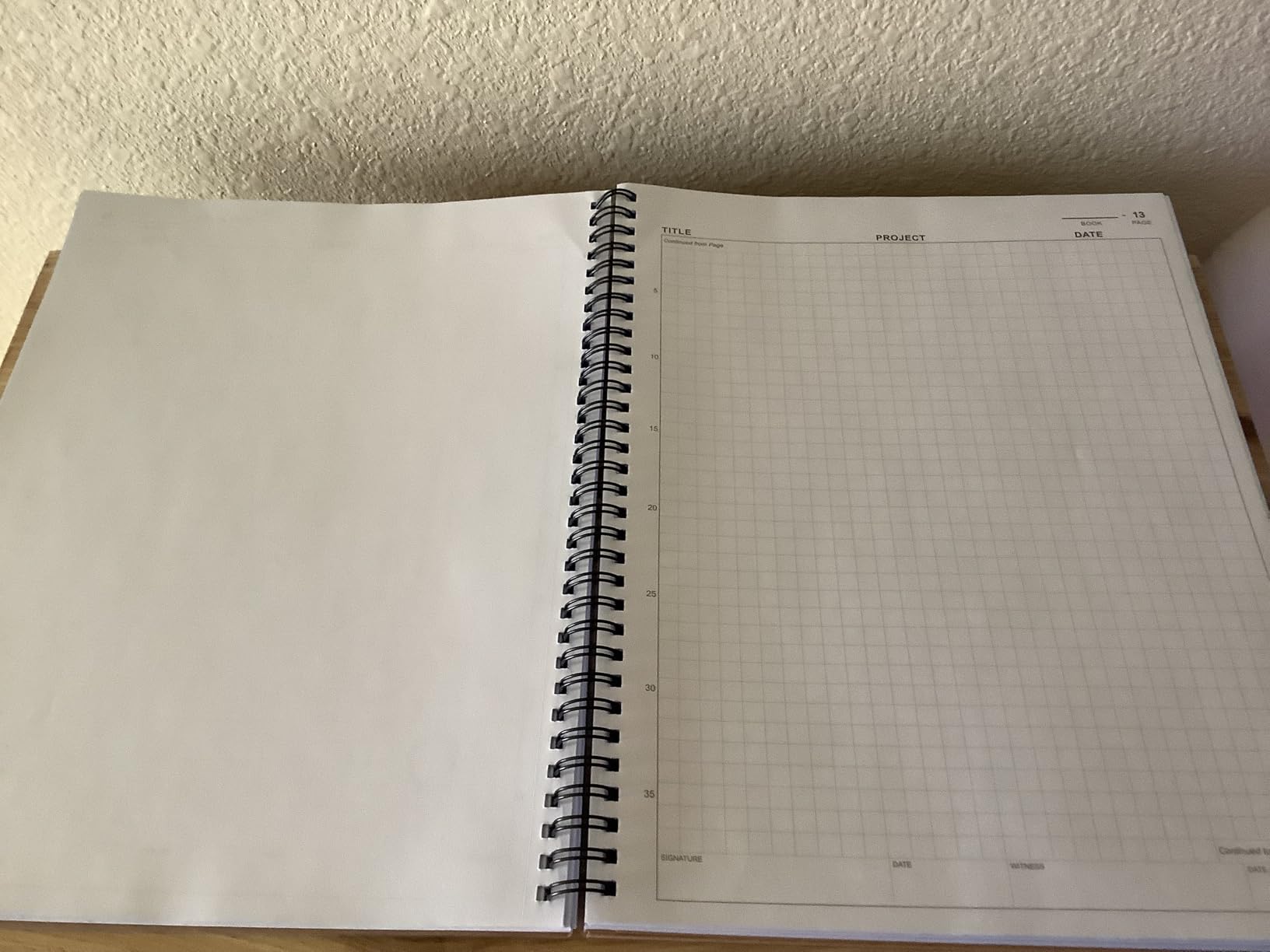 Carbonless Lab Notebook (Scientific Grid Format), 8.5'' x 11'', 50 Sets of Pages, Duplicator Wire-O Bound, Laboratory Notebook Containing Carbon Copies, Durable Translucent Cover, Transparent Ruler customer photo 2