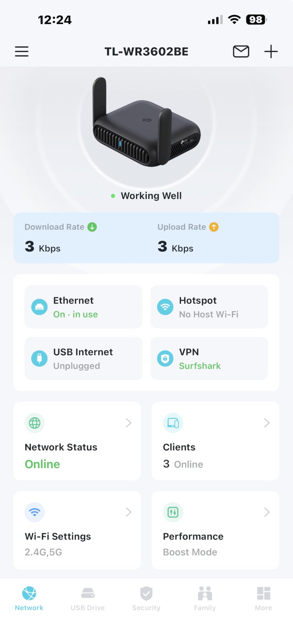 TP-Link Roam 7 BE3600 Wi-Fi 7 Portable Travel Router | Dual-Band, 2.5G Port, USB 3.0 | Multi-Modes in One | OpenVPN, WireGuard | Public WiFi Sharing for Hotel/Cruise/RV/Plane | No 6 GHz | TL-WR3602BE customer photo 2