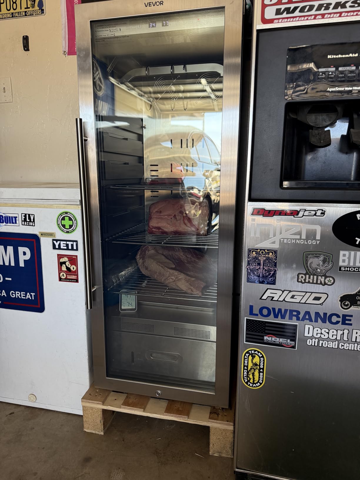 VEVOR 232 LBS Dry Aging Fridge for Steaks, Dry Ager Refrigerator with Precise Temperature & Humidity Control, Freestanding Beef Aging Machine Refrigerator customer photo 2