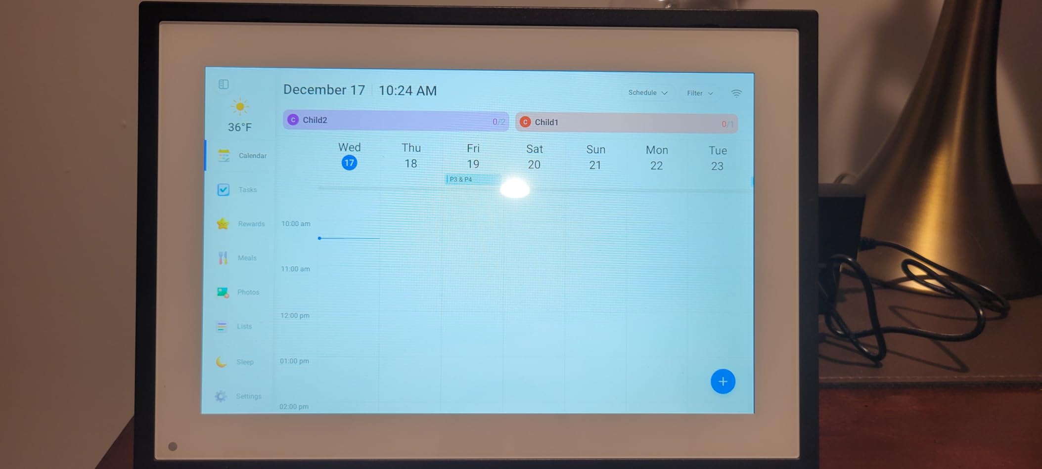 Dragon Touch 10.1 inch Digital Calendar & Chore Chart - Interactive Touchscreen Smart Family Planner, Digital Picture Frame customer photo 1