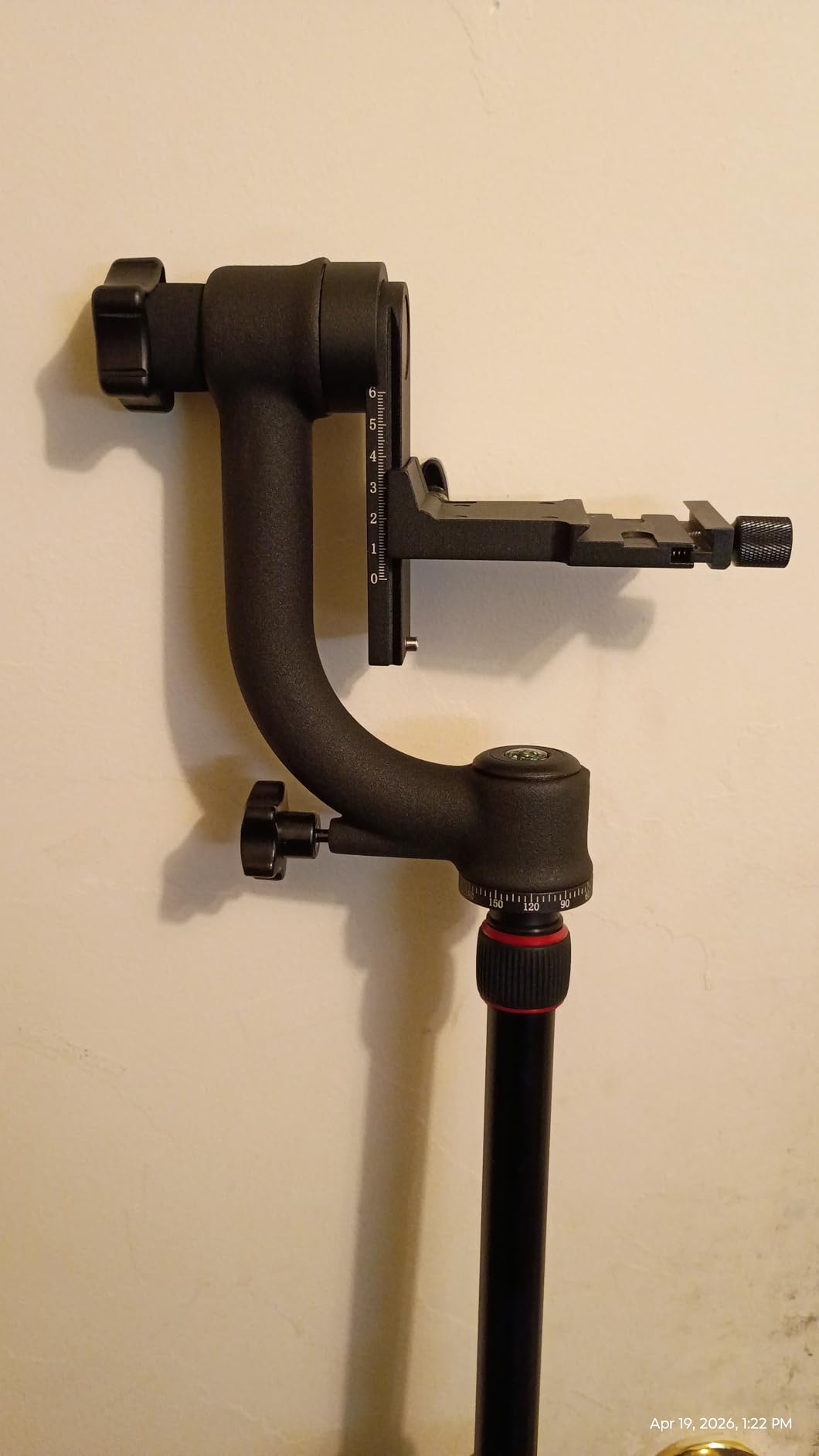 Aluminum Alloy Gimbal Tripod Head with 1/4