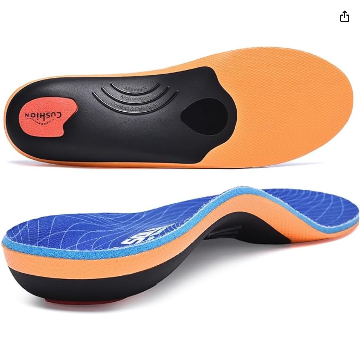 VALSOLE 250+lbs Winter Thermal Wool Insoles for Men Women,Plantar Fasciitis Orthotics Insert,for Flat Feet,High Arch,Foot Pain,Standing All Day Boot Work Shoe Warm Insoles customer photo 2