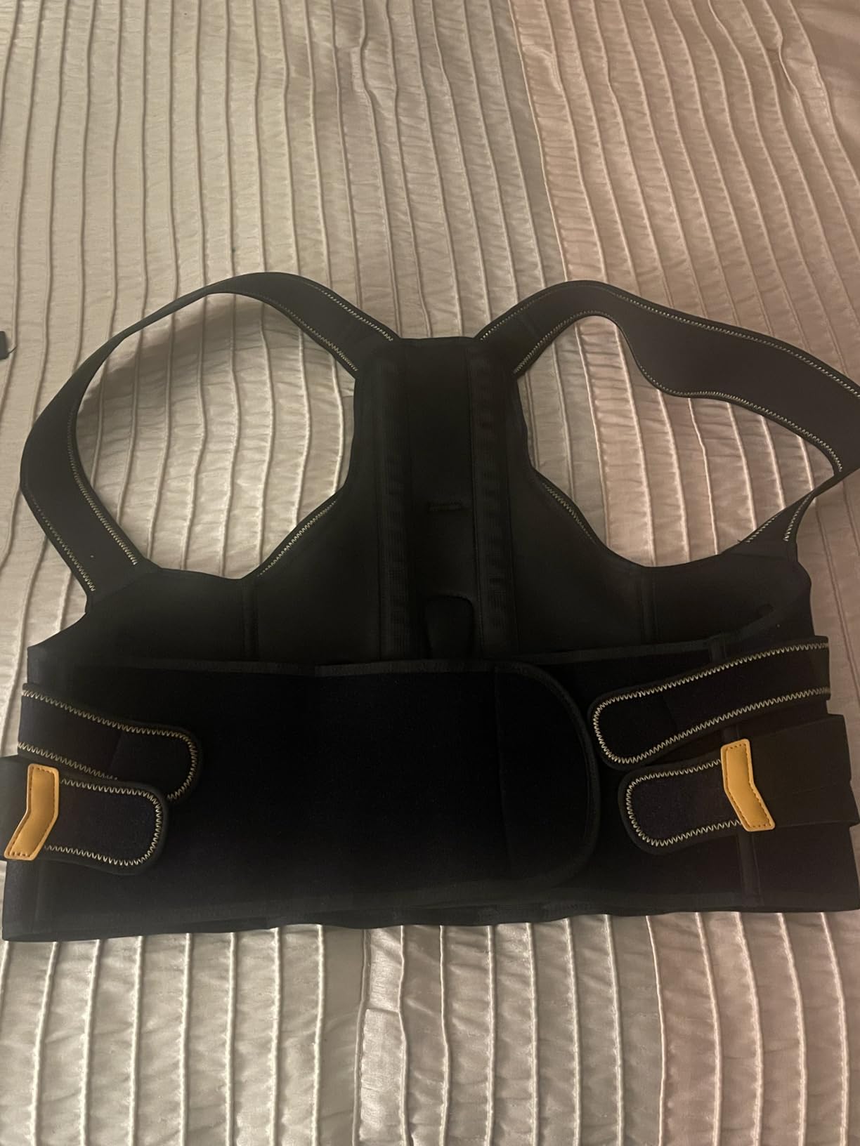 Posture Corrector for Women and Men, 5 Full Back Support Brace Rods, FSA&HSA Eligible, Adjustable Shoulder Straightener, Improving Hunchback Posture, Upper and Lower Back, Neck Pain Relief, Medium customer photo 2