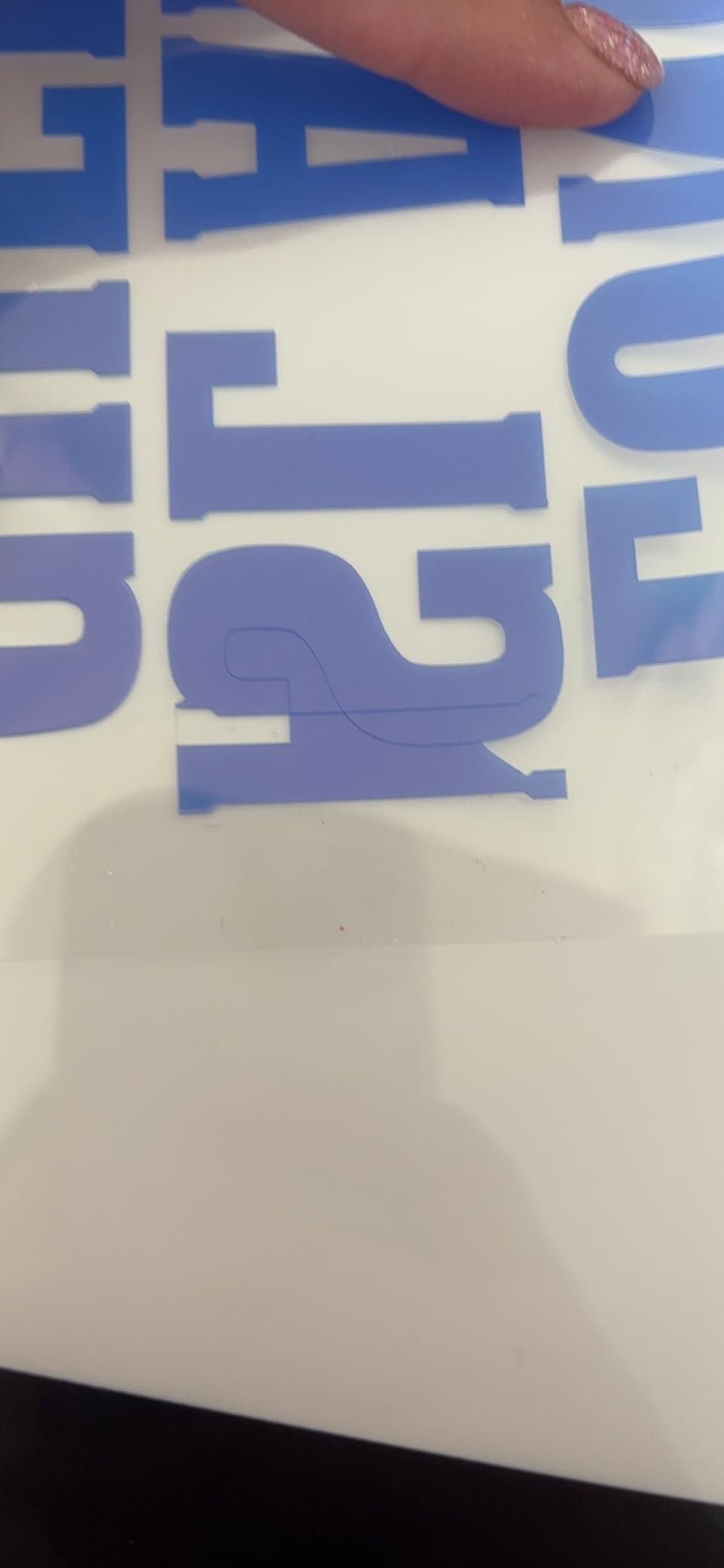 Silhouette America Cameo 5 Alpha (α) - Smart Cutting Machine for Print & Cut - Quiet Operation with AutoBlade, Studio Software, Cutting Mat, Vinyl, Paper & Fabric Compatible - Bianco Carrara customer photo 2