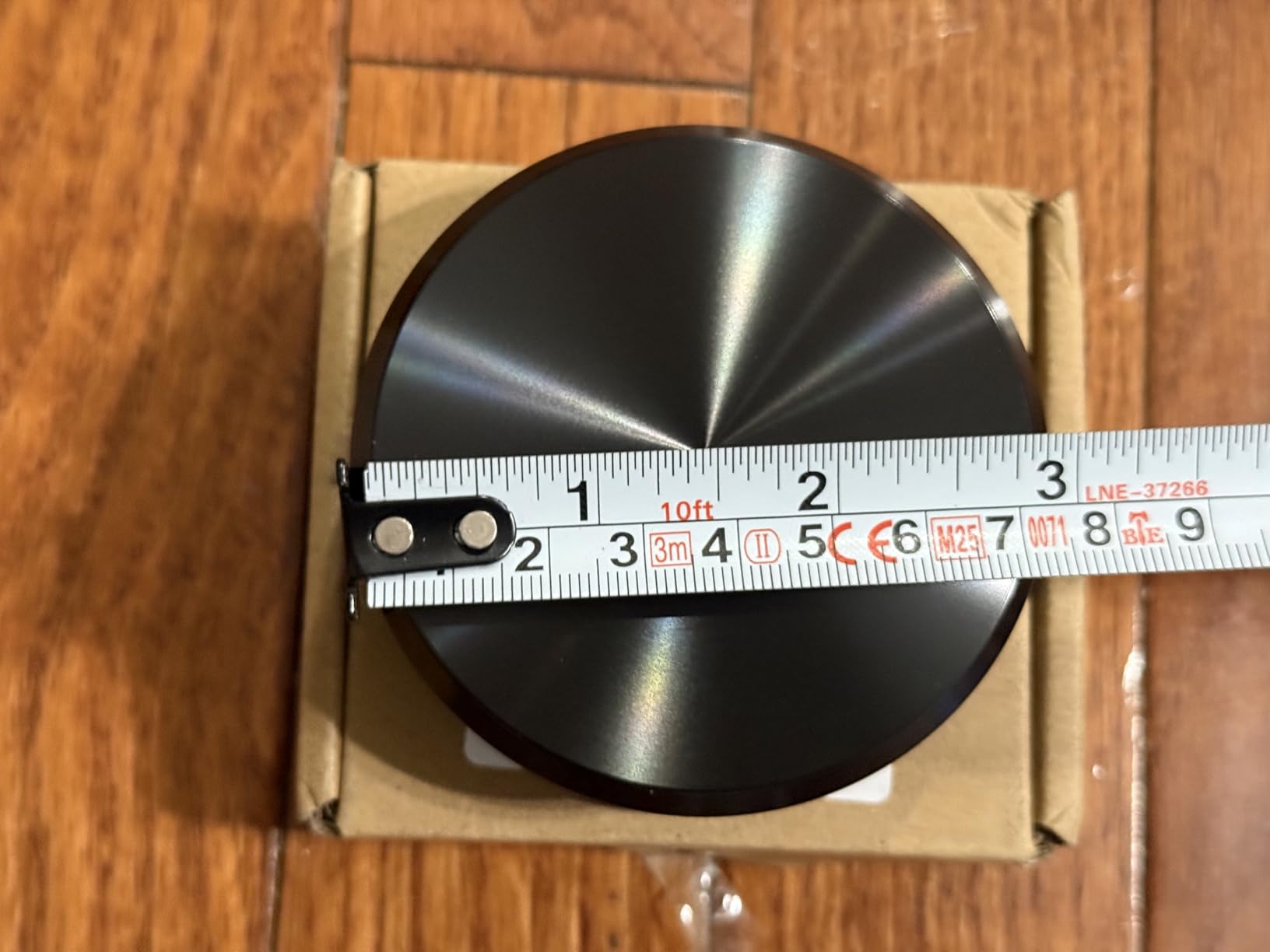 Black Record Weight Stabilizer 312g (11oz) Low Profile Design Vinyl LP Disc Turntable Weight Clamps for Record Player with Soft Base Pad customer photo 2