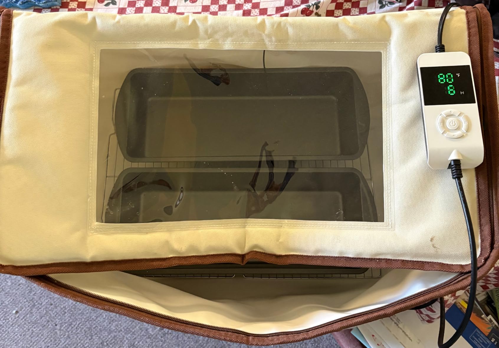 Bread Proofing Box with Heater, 50-130°F Constant Temp Dough Proofer customer photo 1