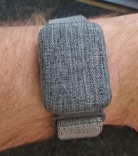 REACHER Vibrating Alarm Clock Watch for Heavy Sleepers, Hearing Impaired-Strong Wake-Up Wristband, Battery Powered, Silent Alarm for Shared Bedrooms & Dorms, Zinc Case with Comfort Weave Loop customer photo 2