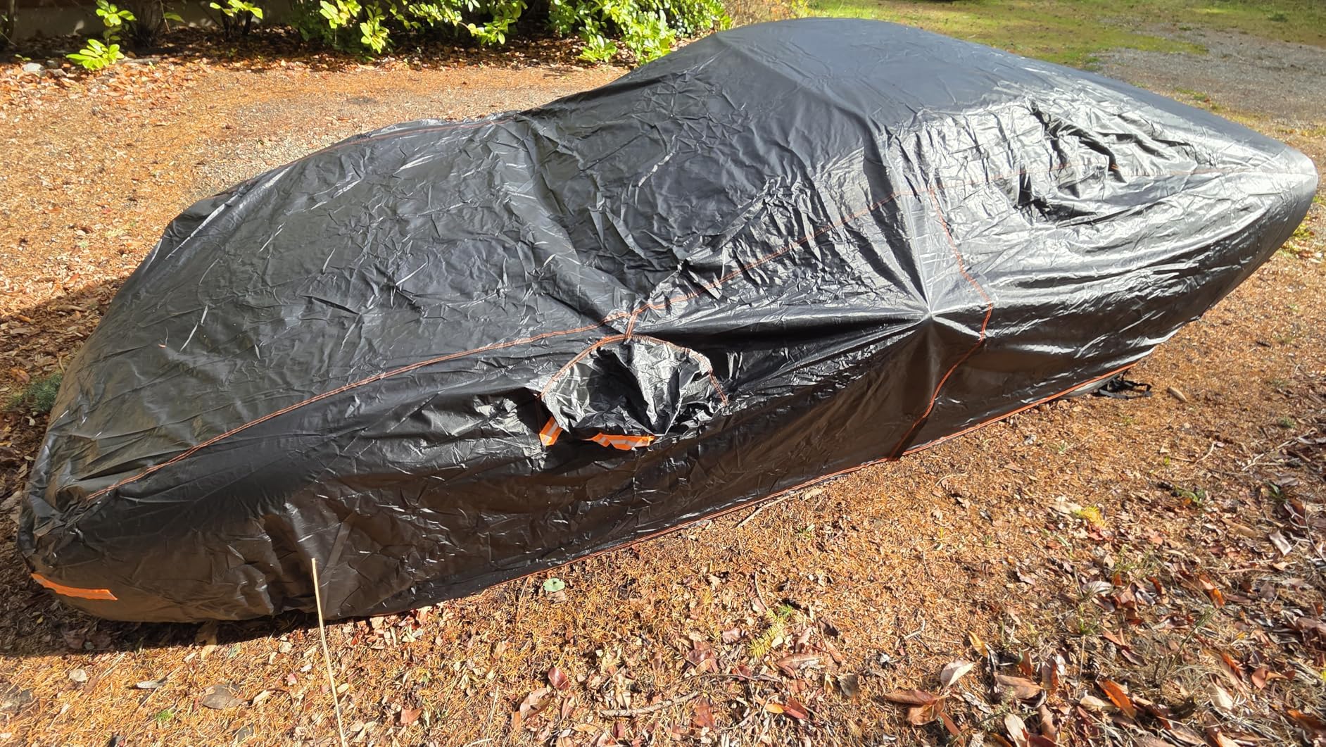 6 Layer Extra Large Sedan Car Cover Universal Fit for Buick Electra 225, Chrysler New Yorker, Chevrolet Caprice(71-76), Ford Thunderbird(72-76),Galaxie 500(65-67),etc. Fits Cars up to 225 Inch customer photo 2