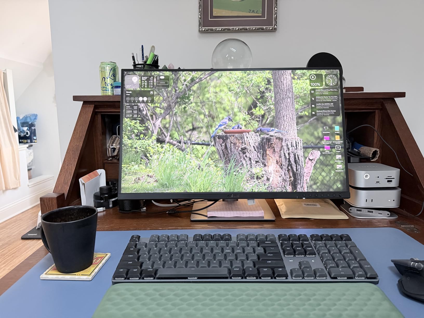 ASUS ProArt Display PA278CGRV Monitor - 27', IPS, 144Hz, QHD (2560 x 1440), 97% DCI-P3, DeltaE < 2, Calman Verified, USB-C PD 96W, Light Sync, Ergonomic Stand, VESA DisplayHDR 400, 3yr Warranty customer photo 1