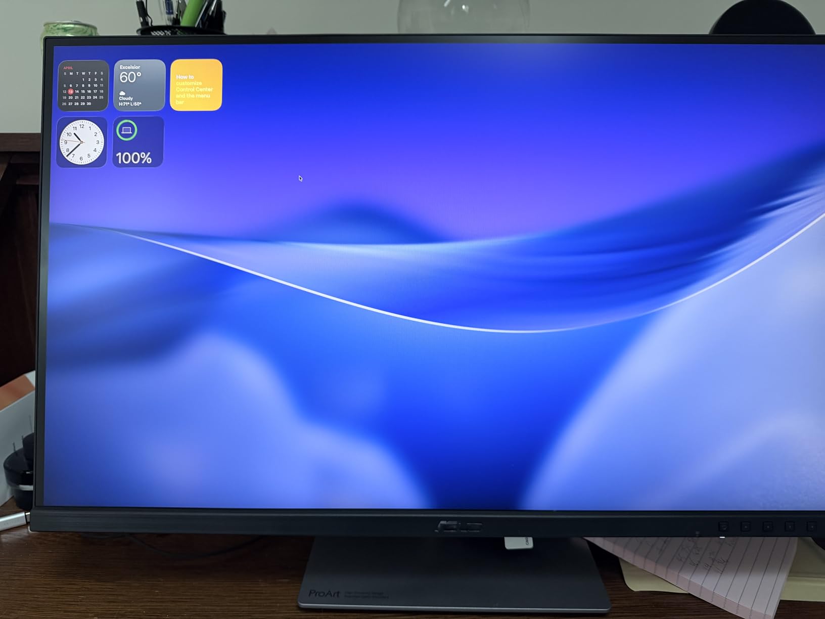 ASUS ProArt Display PA278CGRV Monitor - 27', IPS, 144Hz, QHD (2560 x 1440), 97% DCI-P3, DeltaE < 2, Calman Verified, USB-C PD 96W, Light Sync, Ergonomic Stand, VESA DisplayHDR 400, 3yr Warranty customer photo 2