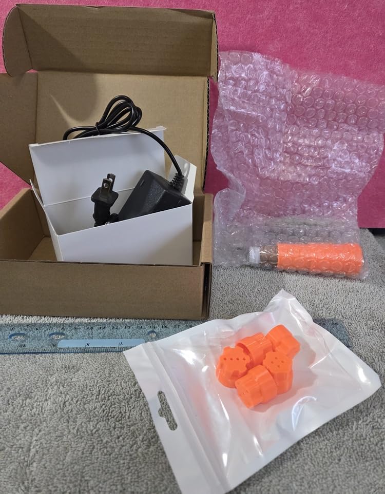 Dexprosy Electric Felting Needle Machine Kit - Wool Felting Tool with 1-7 Needles, Variable Speed Control for Felted Animals, Quick Felting, DIY Craft Projects (White) customer photo 1