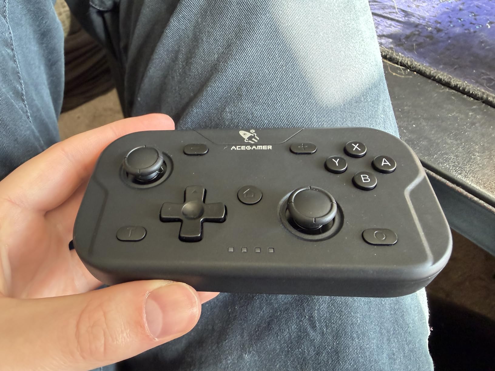AceGamer Wireless Pocket Controller for Nintendo Switch/Switch 2/Android/iOS/PC/Steam Deck/Phone, 1000Hz Polling Rate, Bluetooth Controller with Lift-and-Lock Joysticks/6-Axis Gyroscope/Turbo/Vibration customer photo 2