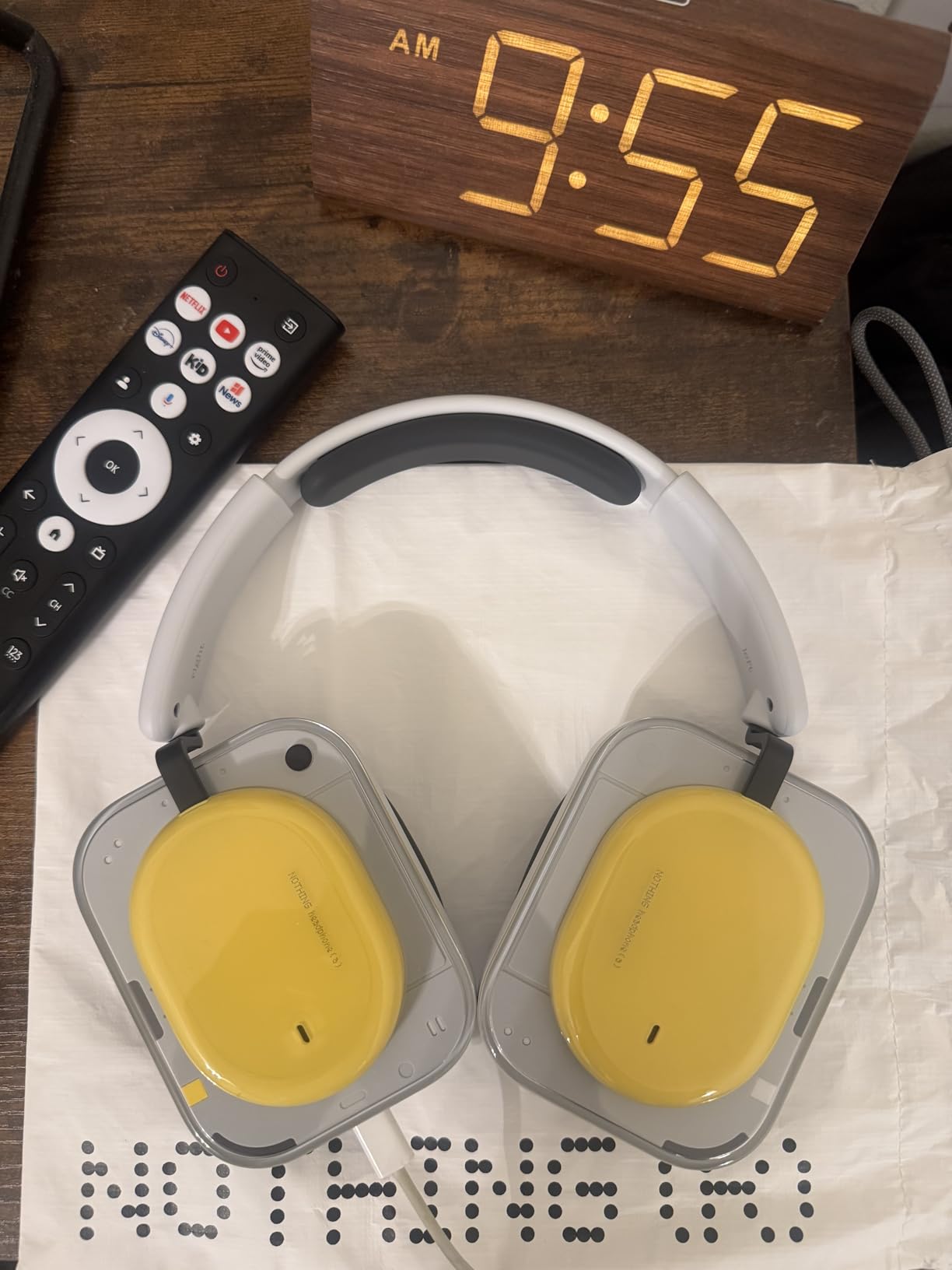 Nothing Headphone (a) 2026 New, Adaptive Active Noise Cancelling Headphones, Wireless Over Ear Bluetooth 5.4 ANC Headset with LDAC Hi-Res, 5 HD Mics Ultra Bass via APP, 135 Hours Playtime, Black customer photo 2