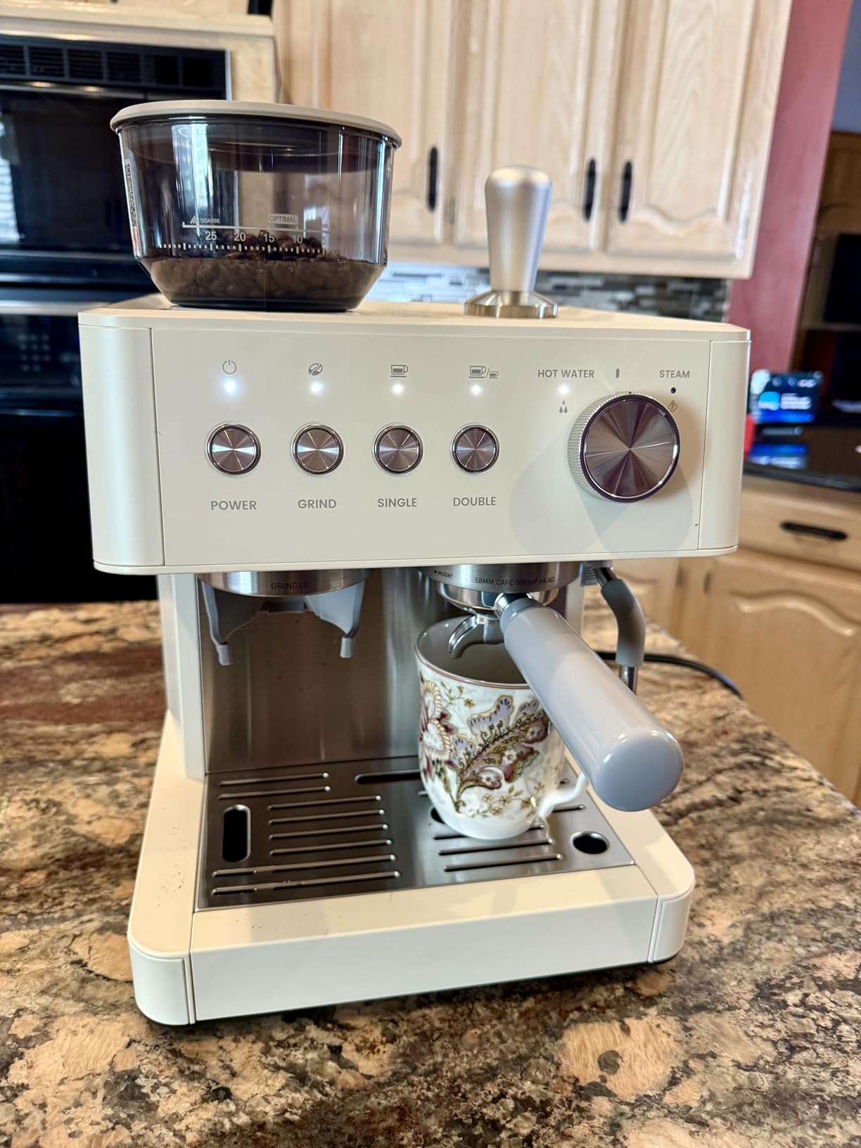 Kndko Dual Boiler Espresso Machine-Simultaneous Coffee & Steam, 20 Bar Espresso Coffee Machines with Grinder, Professional Expresso Coffee Maker customer photo 2