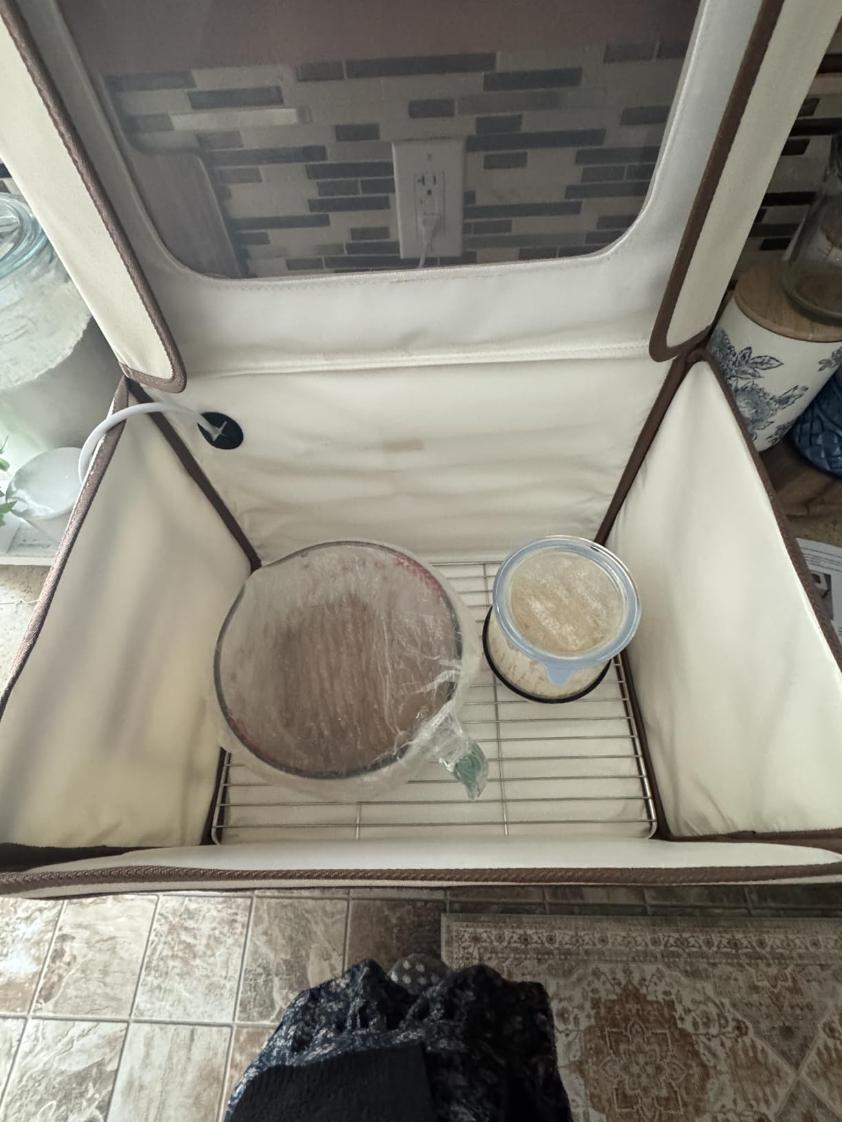 Foldable Bread Proofing Box, Precise Temperature Control Dough Proofer customer photo 2