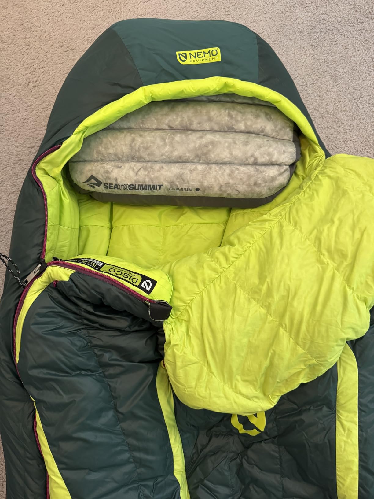 Sea to Summit Aeros Down Inflatable Pillow customer photo 2