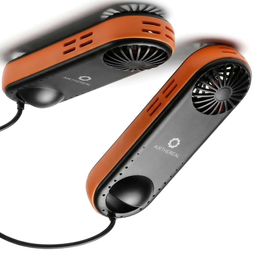 Airthereal SD32 Portable Shoe and Boot Dryer with Integrated Fan and Heater, Ultra Silent and Light Weight, 12V DC & AC Adapter for Travelling, Camping, and Road Trips customer photo 1