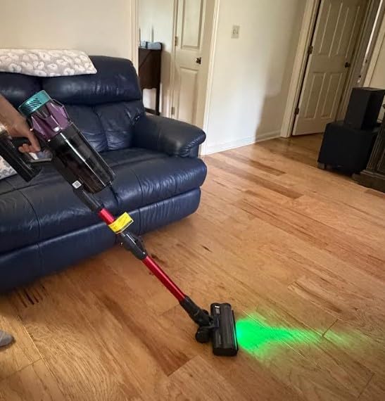 Ultenic Cordless Vacuum Cleaner, 55KPA/650W/80Mins, Cordless Stick Vacuum with 180 Bendable Wand, Touch Screen, Anti-Tangle Brush, Self-Standing, Vacuum Cleaners for Home/Floor/Pet Hair/Carpets customer photo 1