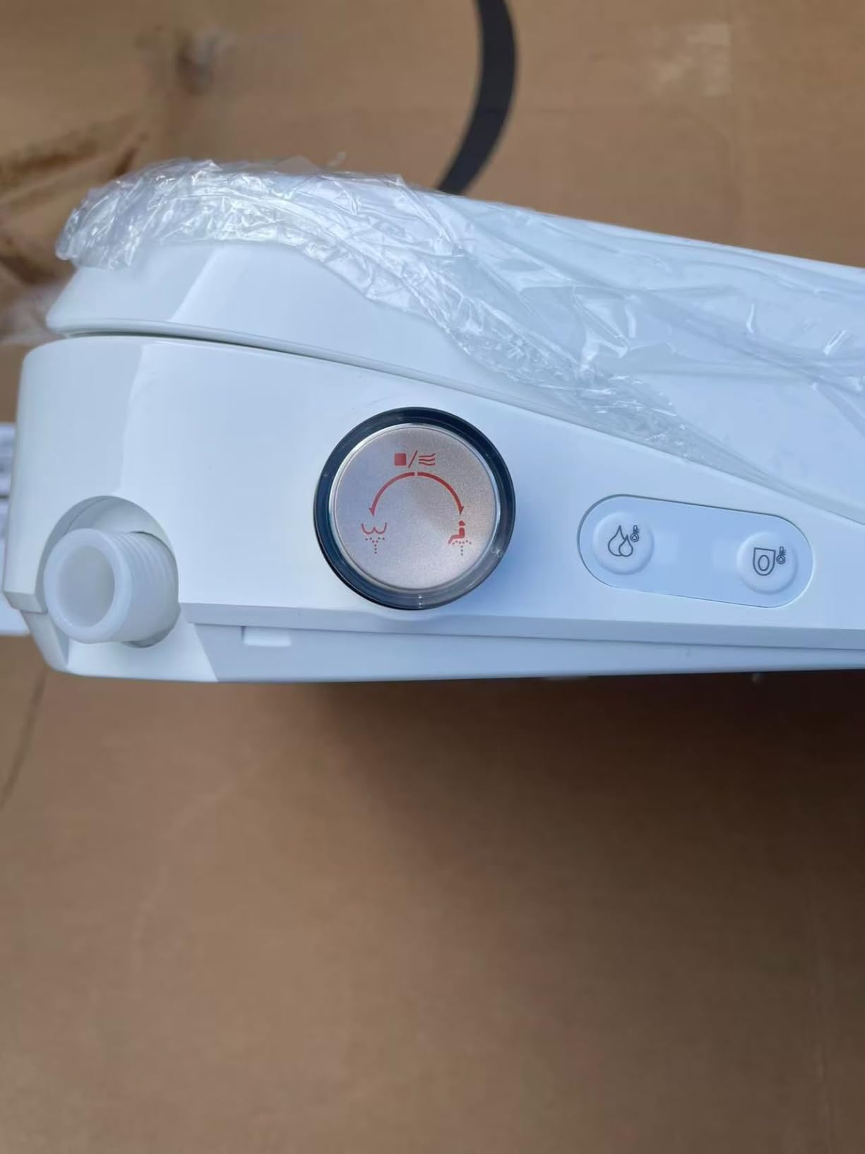 GAICOM Electric Bidet Toilet Seat Elongated, Smart Heated Toilet Seat with Instant Warm Water & Dryer, Front & Rear Wash, Remote Control, Soft Closed, Self-Clean Nozzle, Night Light customer photo 2