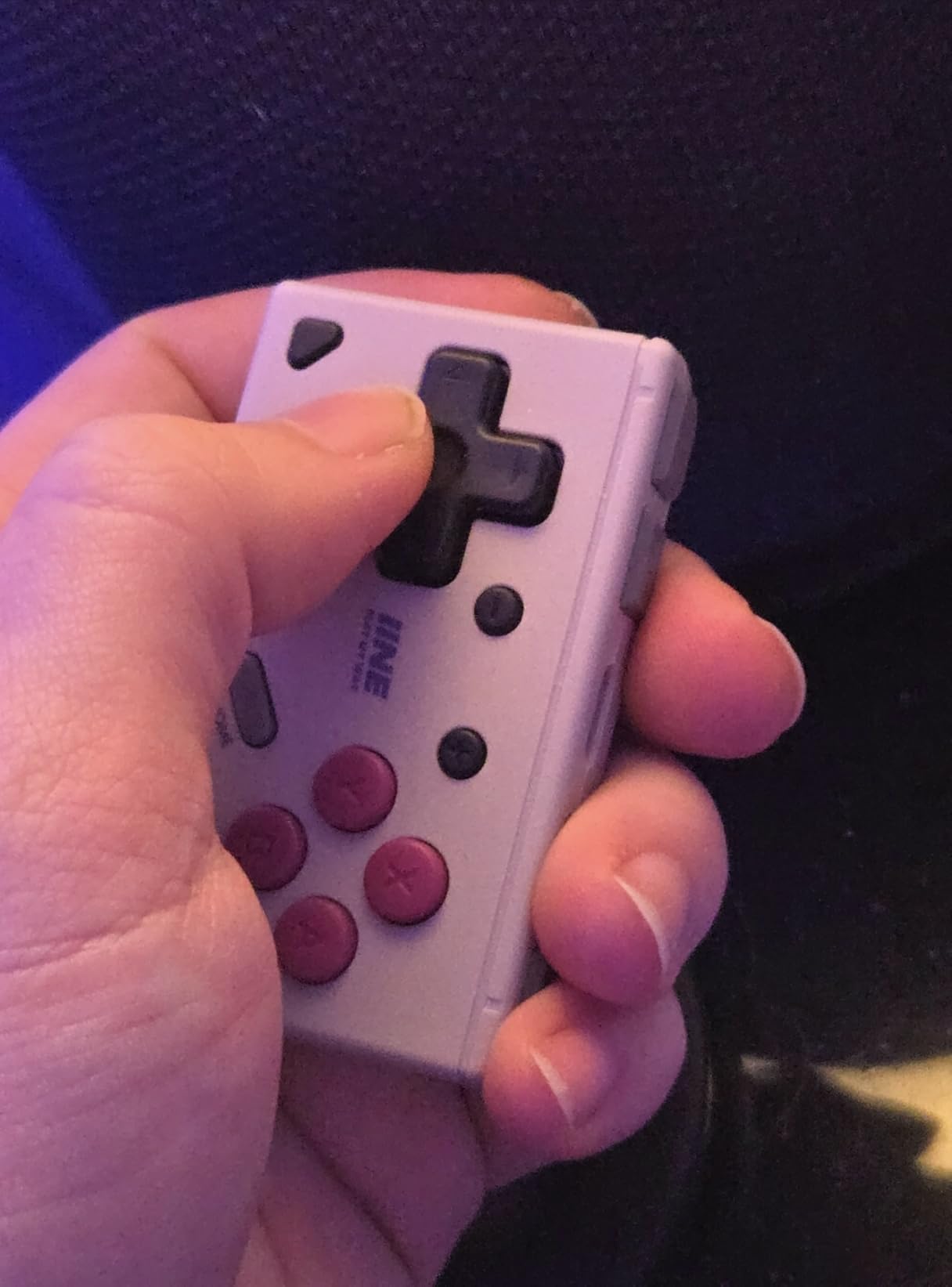 IINE Mini Retro Game Controller, Pocket-Size Wireless Mini Game Controller with Keychain Design, Portable Travel Controller for Mobile & PC Gaming customer photo 1