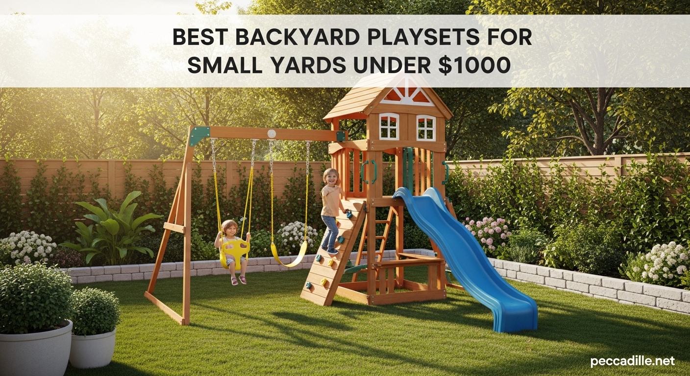 Best Backyard Playsets for Small Yards Under $1000