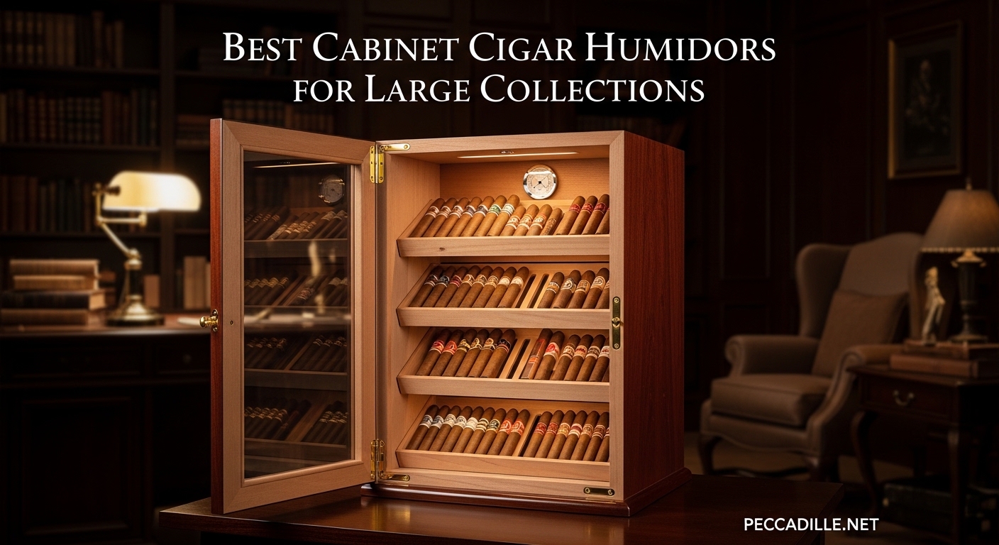 Best Cabinet Cigar Humidors for Large Collections