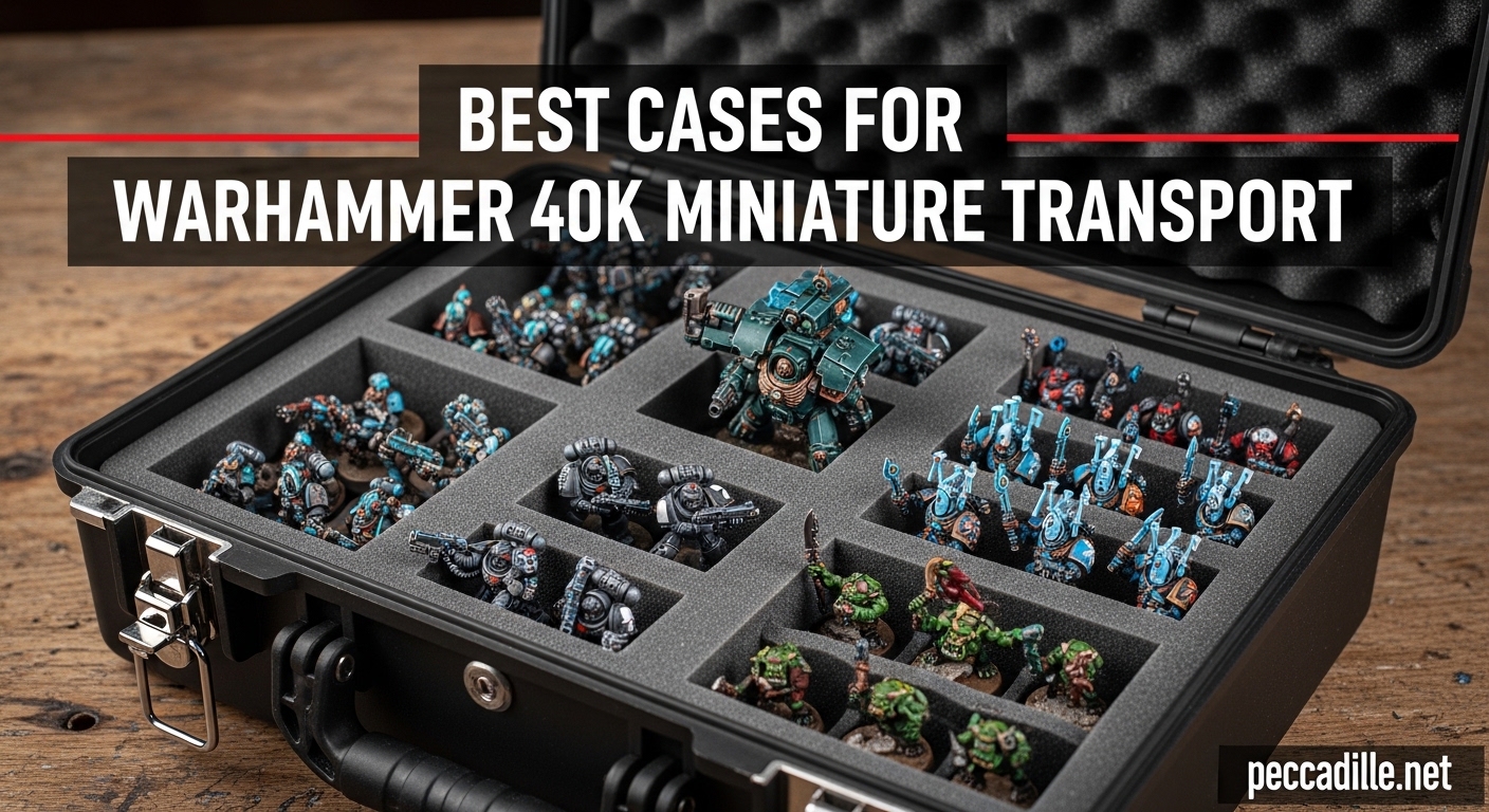 Best Cases for Warhammer 40K Miniature Transport