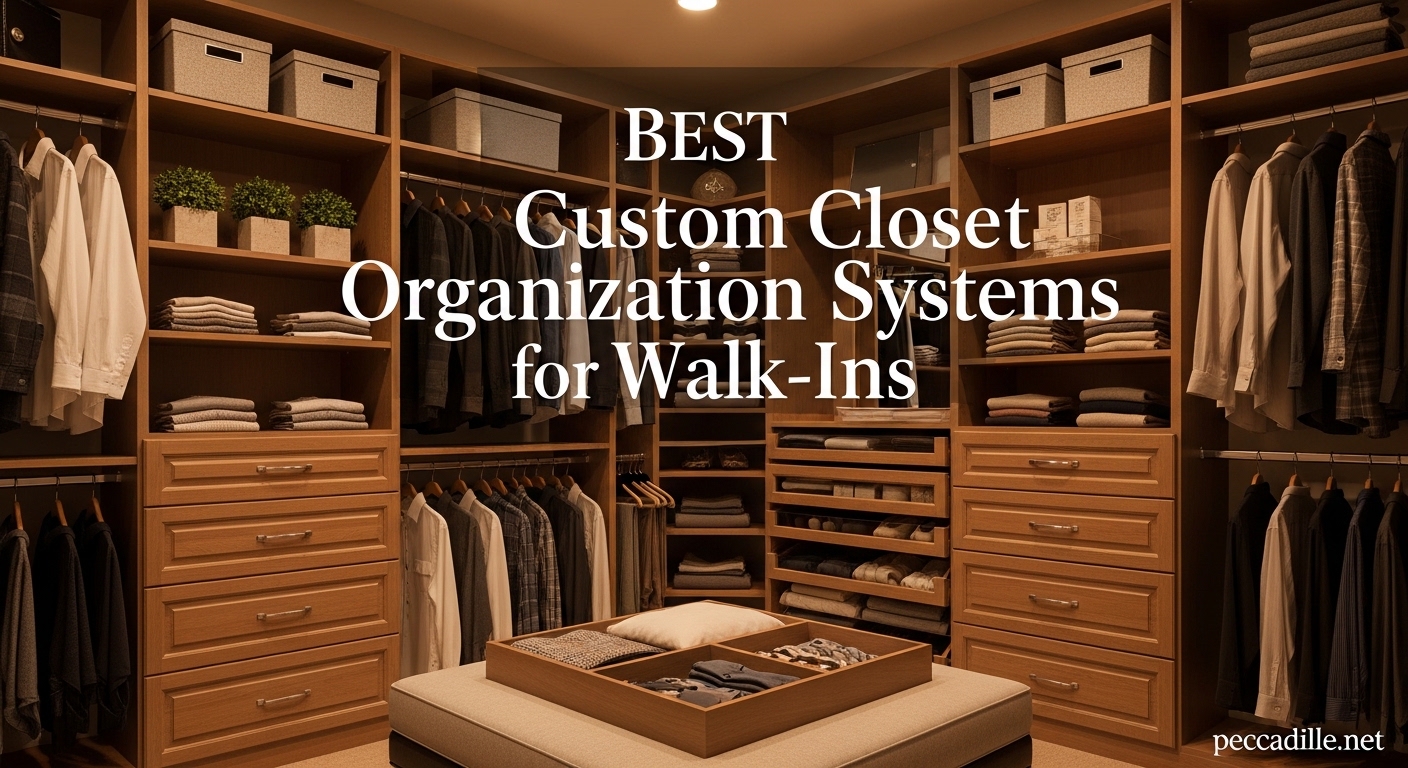 Best Custom Closet Organization Systems for Walk-Ins
