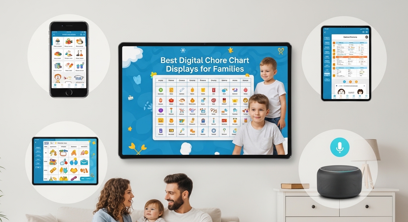 Best Digital Chore Chart Displays for Families