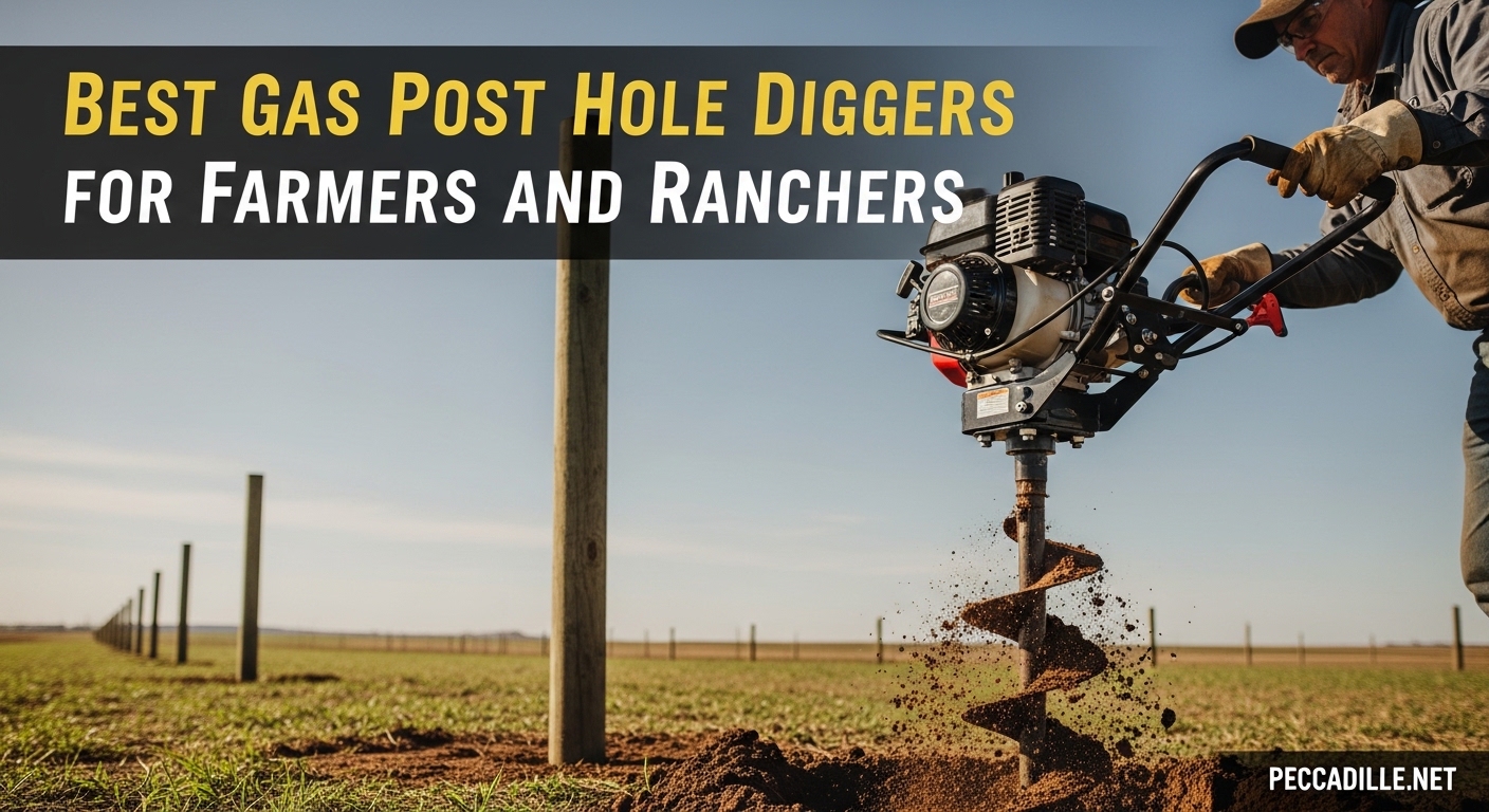 Best Gas Post Hole Diggers for Farmers and Ranchers