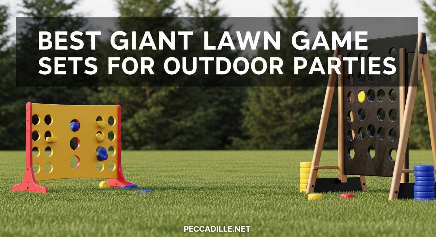 Best Giant Lawn Game Sets for Outdoor Parties