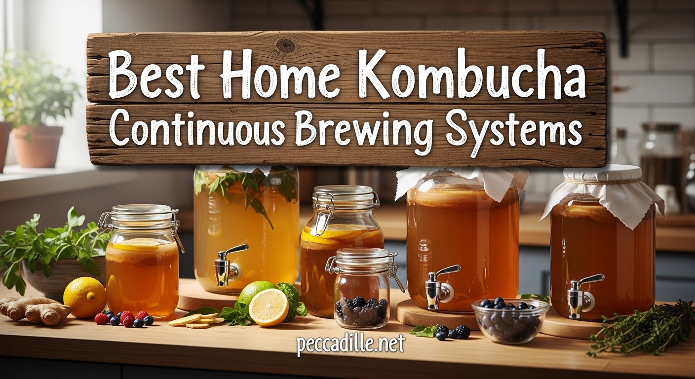 Best Home Kombucha Continuous Brewing Systems
