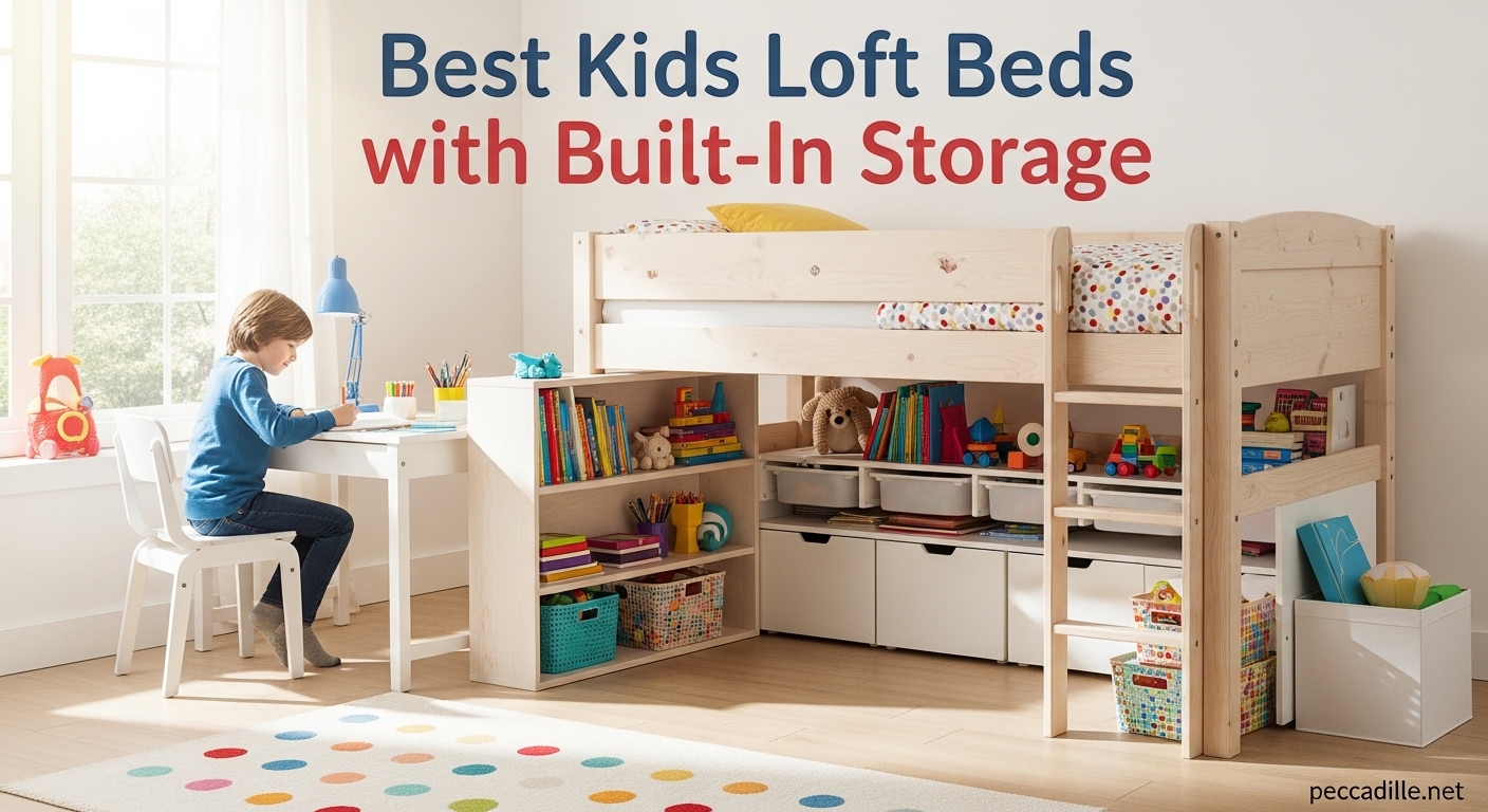 Best Kids Loft Beds with Built-In Storage