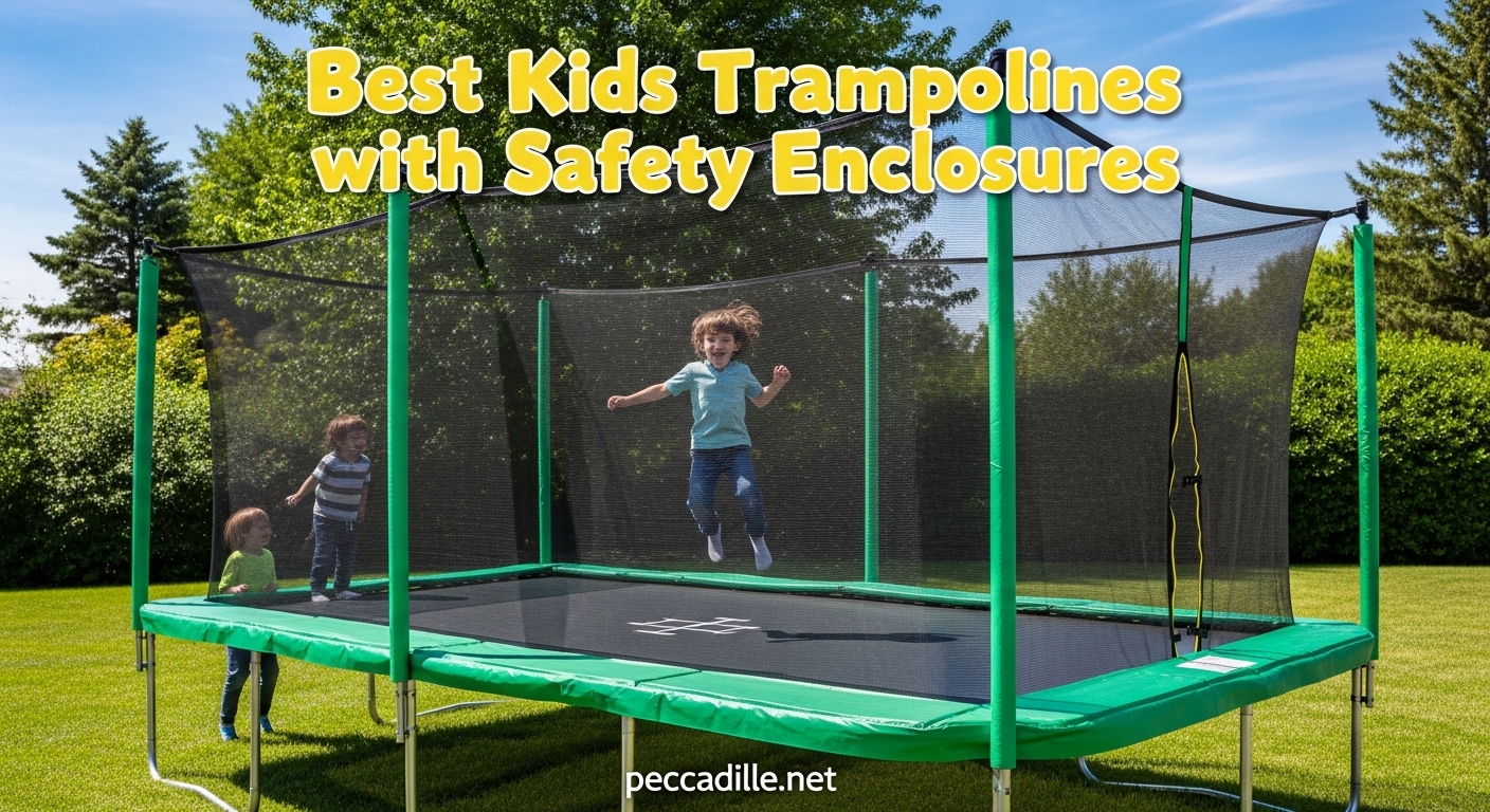 Best Kids Trampolines with Safety Enclosures