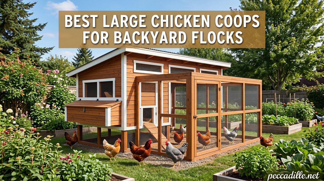 Best Large Chicken Coops for Backyard Flocks