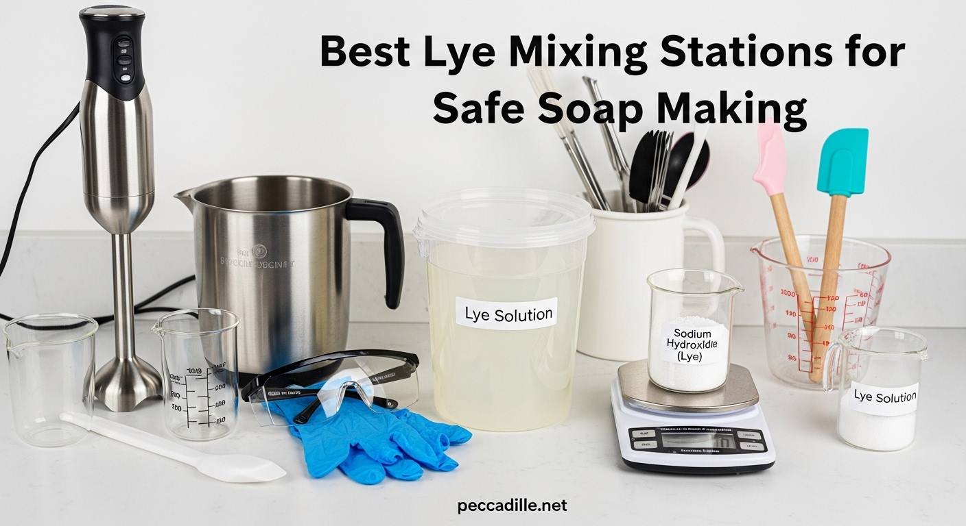 Best Lye Mixing Stations for Safe Soap Making