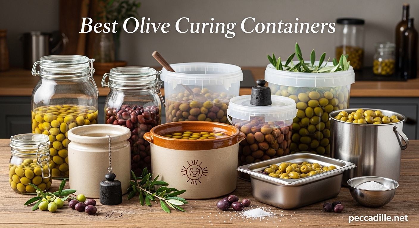 Best Olive Curing Containers